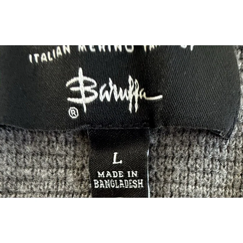Banana Republic Merino Wool Waffle Crewneck Sweater Men Sz L Classic Lux EUC